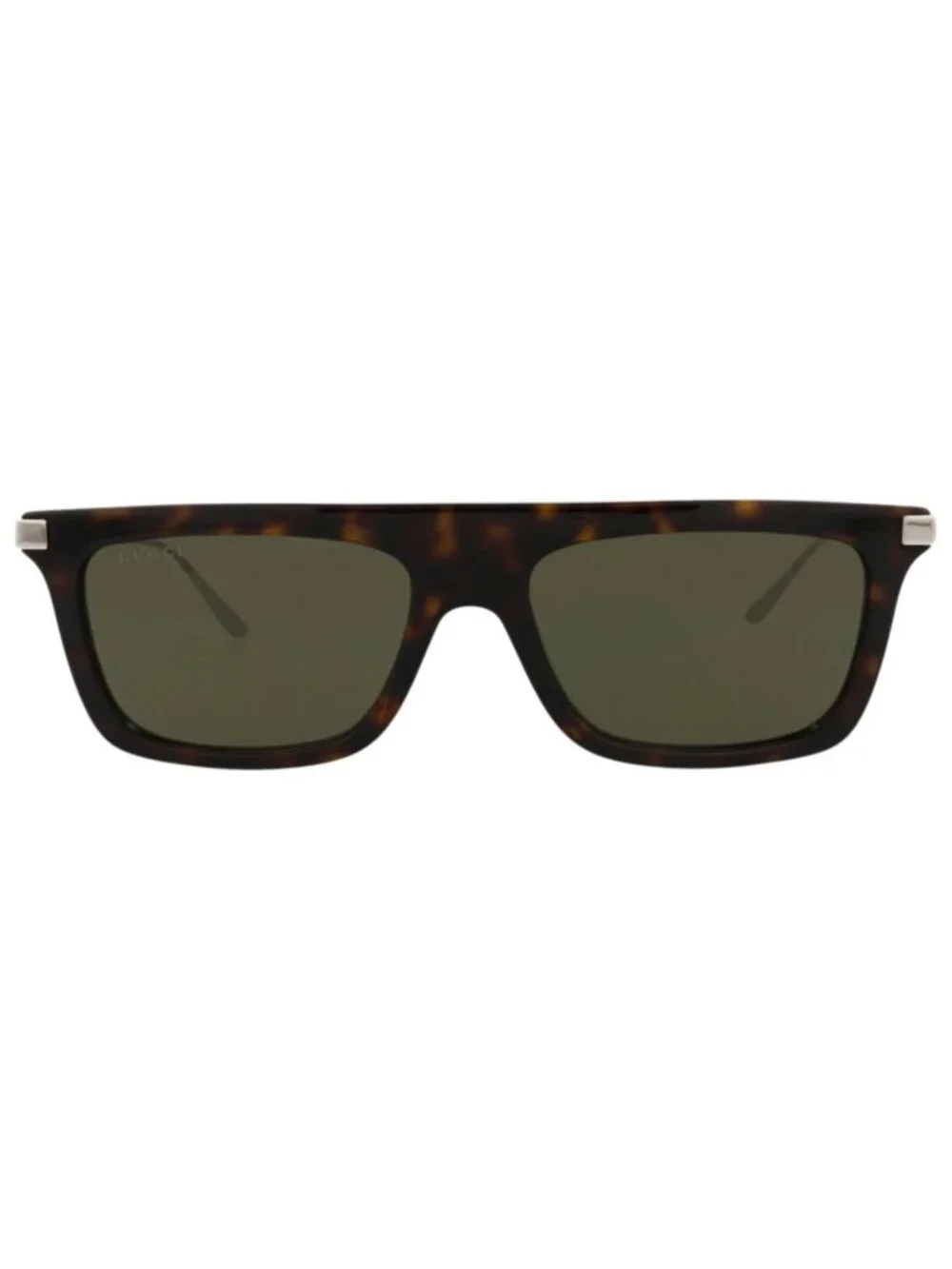 New Gucci Women's Sunglasses Square Rectangle Recycled Acetate Frame Mens Havana